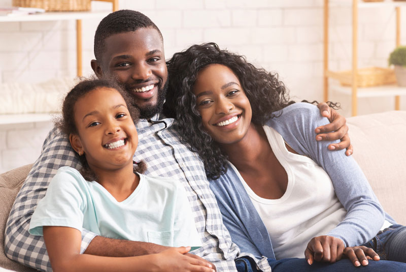 family together after dental procedure